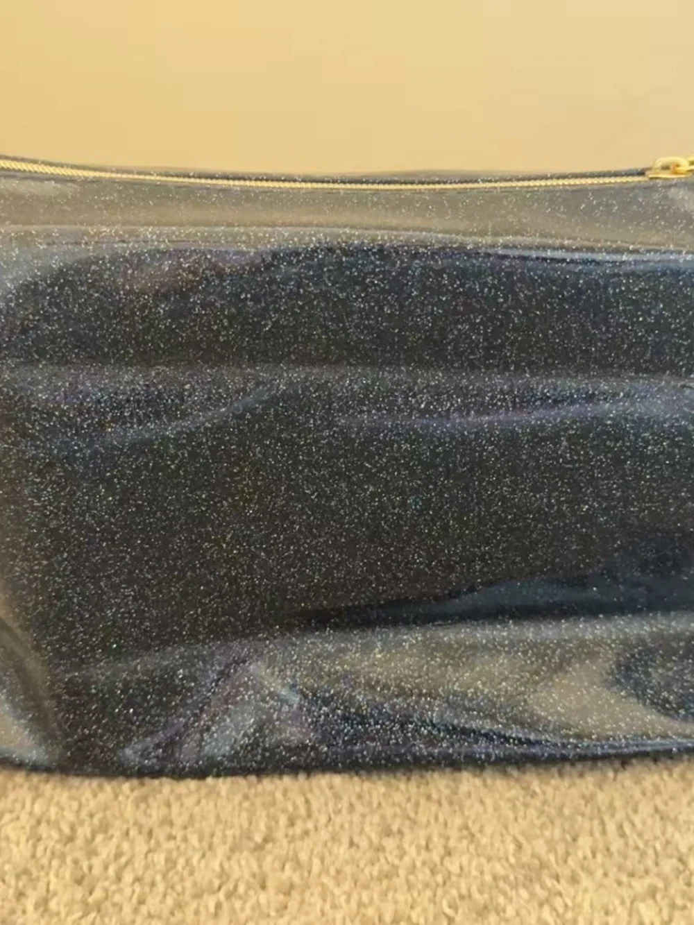 Lancôme midnight blue Cosmetic Bag - 10*6*2 Makeup Pouch